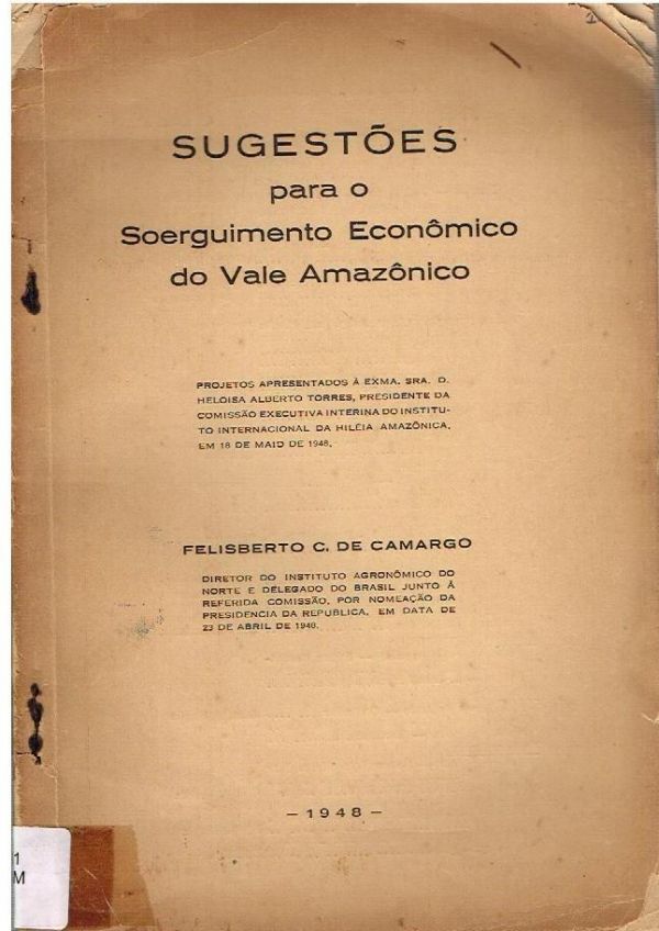 Sugestões para o Soerguimento Econômico do Vale Amazônico